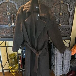 Kenneth Cole Dark Brown Teddy Jacket